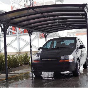 *HAE* GARAJE CARPORT CP8 GRIS 5.76M X 3.00M X 1.92M/2.22M