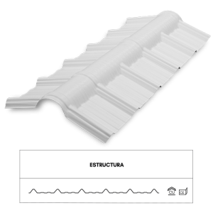 CABALLETE ECOWALL 27 UPVC 2MM BLANCO 1.13M