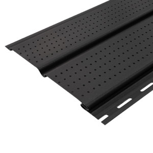 CIELORASO ALERO PERFORADO PVC BLACK 0.24M X 3.66M