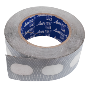 CINTA ANTIDUST MICROPERFORADA ALUMINIO 25MM X 33M