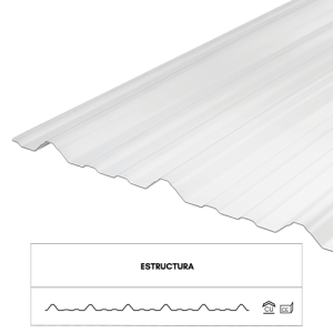 TEJA ECOWALL 27 UPVC 2MM BLANCO 1.13M X 11.80M