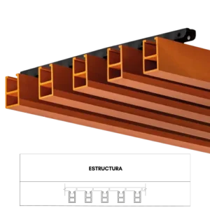 Listones en WPC Arkowood L 50-30 | Antes Ekowood L