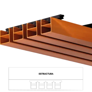 EKOWOOD L 60-55 WPC TEKA MATT 0,06M X 0,055M X 2,9M
