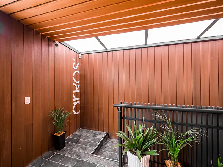 Arkowood L 100-25 WPC | Listón Tipo Madera Antes Ekowood
