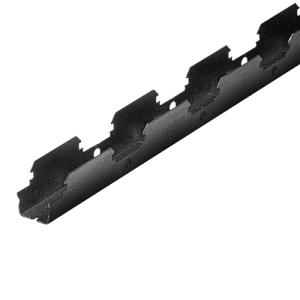 RIEL DE ANCLAJE EKOWOOD L 100-55 ACERO GALV.NEGRO X 2.9M