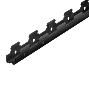 RIEL DE ANCLAJE EKOWOOD L 40-25 ACERO GALV.NEGRO X 2.9M