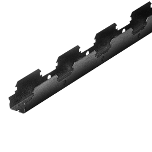 RIEL DE ANCLAJE EKOWOOD L 60-55 ACERO GALV.NEGRO X 2.9M
