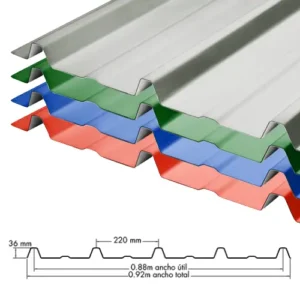 TEJA ECOROOF ASA 36 UPVC 2MM  0.92M X 1.83M