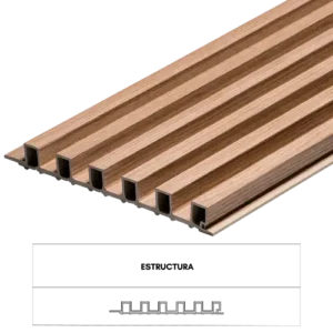 ARKOWOOD WALLPANEL INT ECO 3D 170-18 6PASTILLAS AS170-01 ASPEN WOOD WPC 0.170M X 0.018M X 2.90M