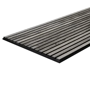 ARKOWOOD ACUSTICO INT GRIS OSCURO 3D 600-21 15 PASTILLAS MDF 21MM 0.60M X 240M CAJA X 2 UND 2.88M2