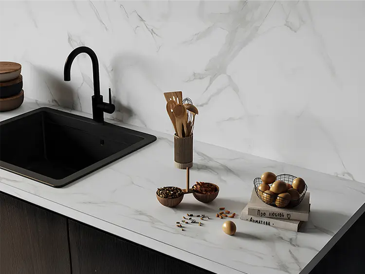 Wallpanel spc Arkotile Calatta marble