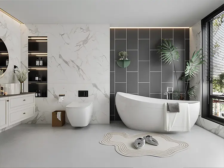 Wallpanel spc Arkotile Calatta marble