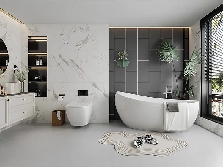 Wallpanel spc Arkotile Calatta marble