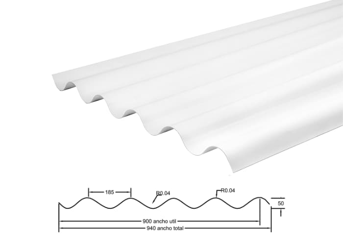 Teja ecoroof ondulada P7