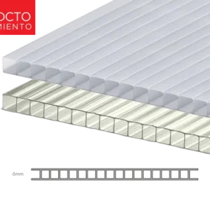 LAM ALVEO ESTANDAR L6 PC 6MM GRIS 2.10M X 11.80M