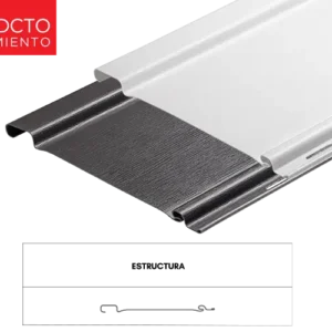 ARKOSIDING VERTICAL PVAS 1.2MM TEXTURIZADO 0.26m X 5.80M