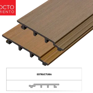 ARKOWOOD WALLPANEL EXT 170-22 WPC CEPILLADO 0.170M X 0.022M X 2.90M